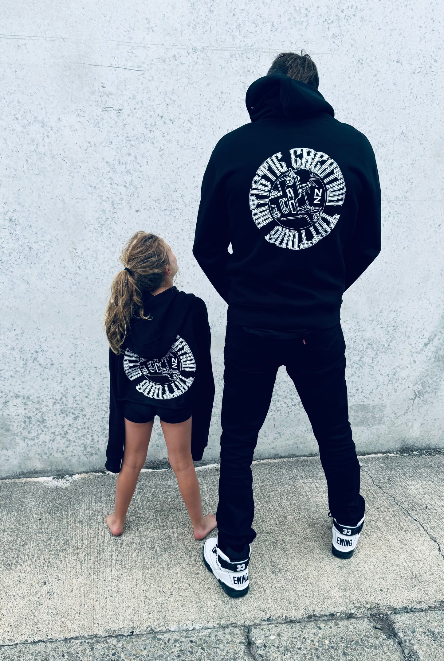 Artistic creation tattoo studio hoodie